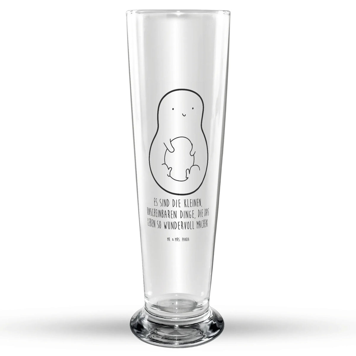 Bierglas Avocado Kern Trinkglas, Bier Glas, Glasbierglas, Glasbecher, Bierglas, Bierbecher, Avocado, Veggie, Vegan, Gesund, Spruch Leben, Kern, Avocadokern, Avokado, Pflanze