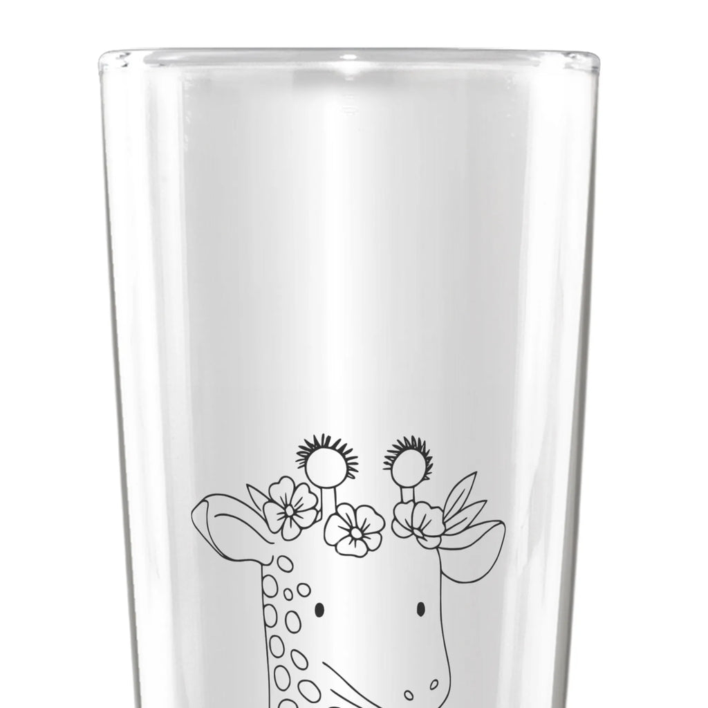 szklanka piwa żyrafa Wieniec kwiatów Afryka, dzikie zwierzęta