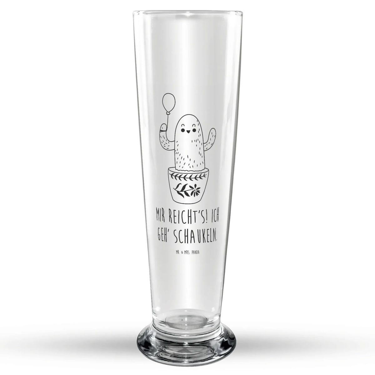 Bierglas Kaktus Luftballon Glasbierglas, Trinkglas, Bierbecher, Bierglas, Glasbecher, Bier Glas, Kakteen, Kaktus, Freund, Luftballon, Prüfung, Ausbildung, Freude, Stress, Neustart, Büroalltag, Büro, Freundin