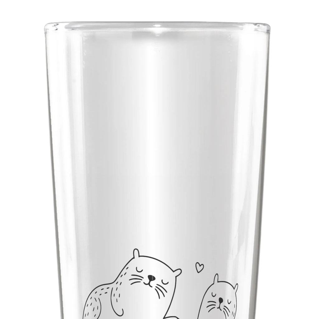 szklanka piwa wydra trzymać się za ręce Kuna, wydra, morska wydra