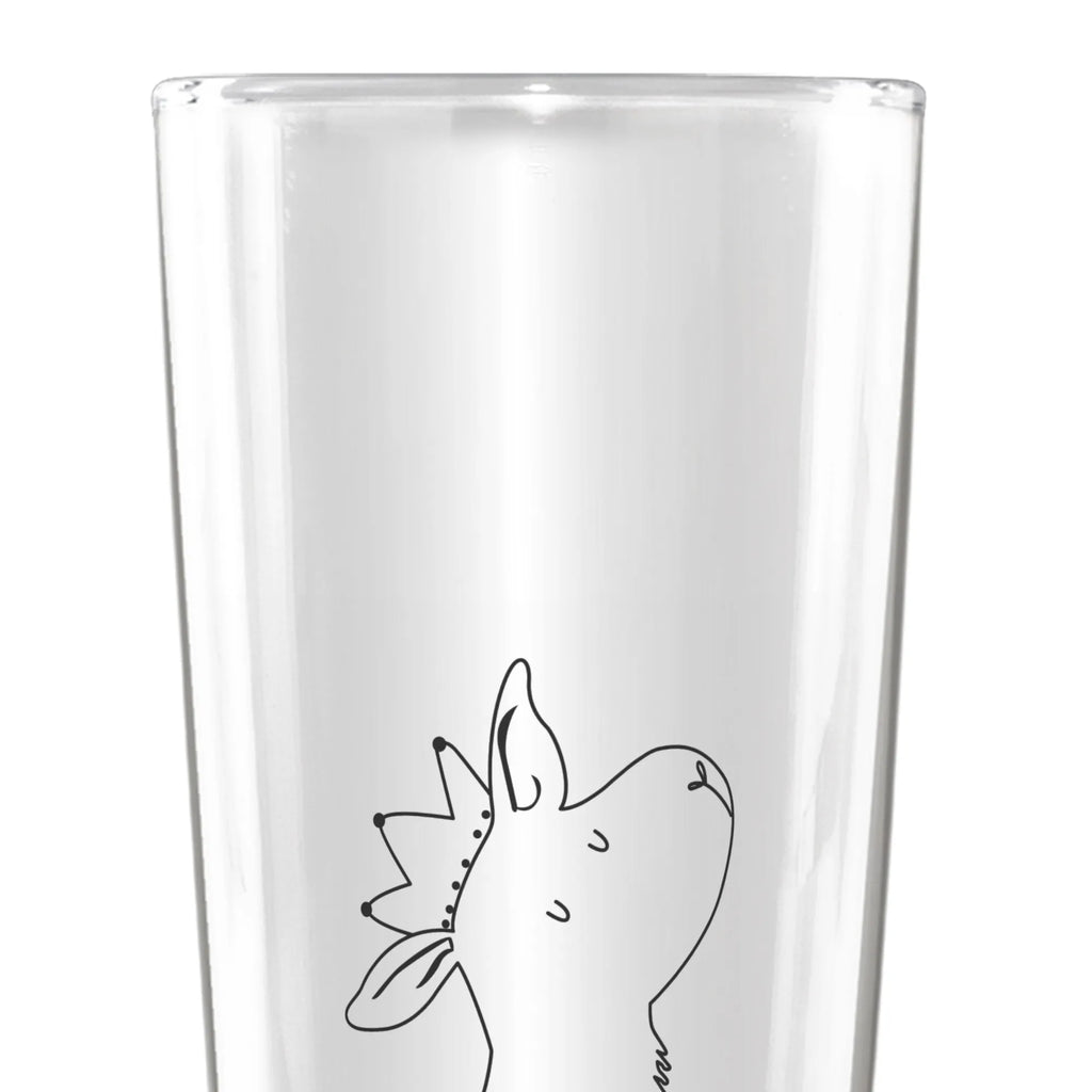 szklanka piwa Głowa lamy król Lama, Alpaka