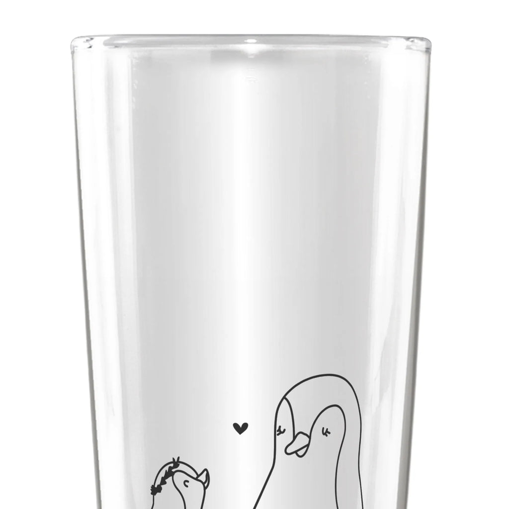 Beer glass Penguin with child Family, Father's Day, Mother's Day, brother, sister, Mom, Dad, Gift, Mummy, Mommy, Birthday, Mother