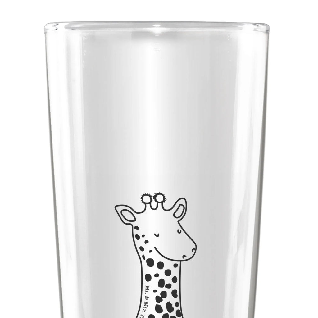 szklanka piwa żyrafa Zadowolony Afryka, dzikie zwierzęta