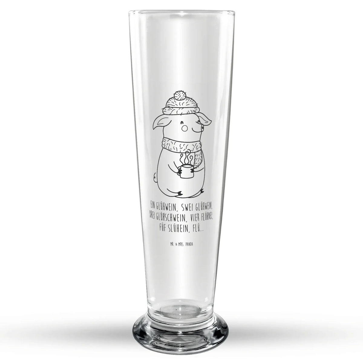 Bierglas Schweinchen Glühwein Bierbecher, Trinkglas, Glasbierglas, Glasbecher, Bier Glas, Bierglas, Weihnachten, Winter, Weihnachtsdeko, Nikolaus, Advent, Heiligabend, Wintermotiv, Spruch, Glühwein, Betrunken, Weihnachtsmarkt