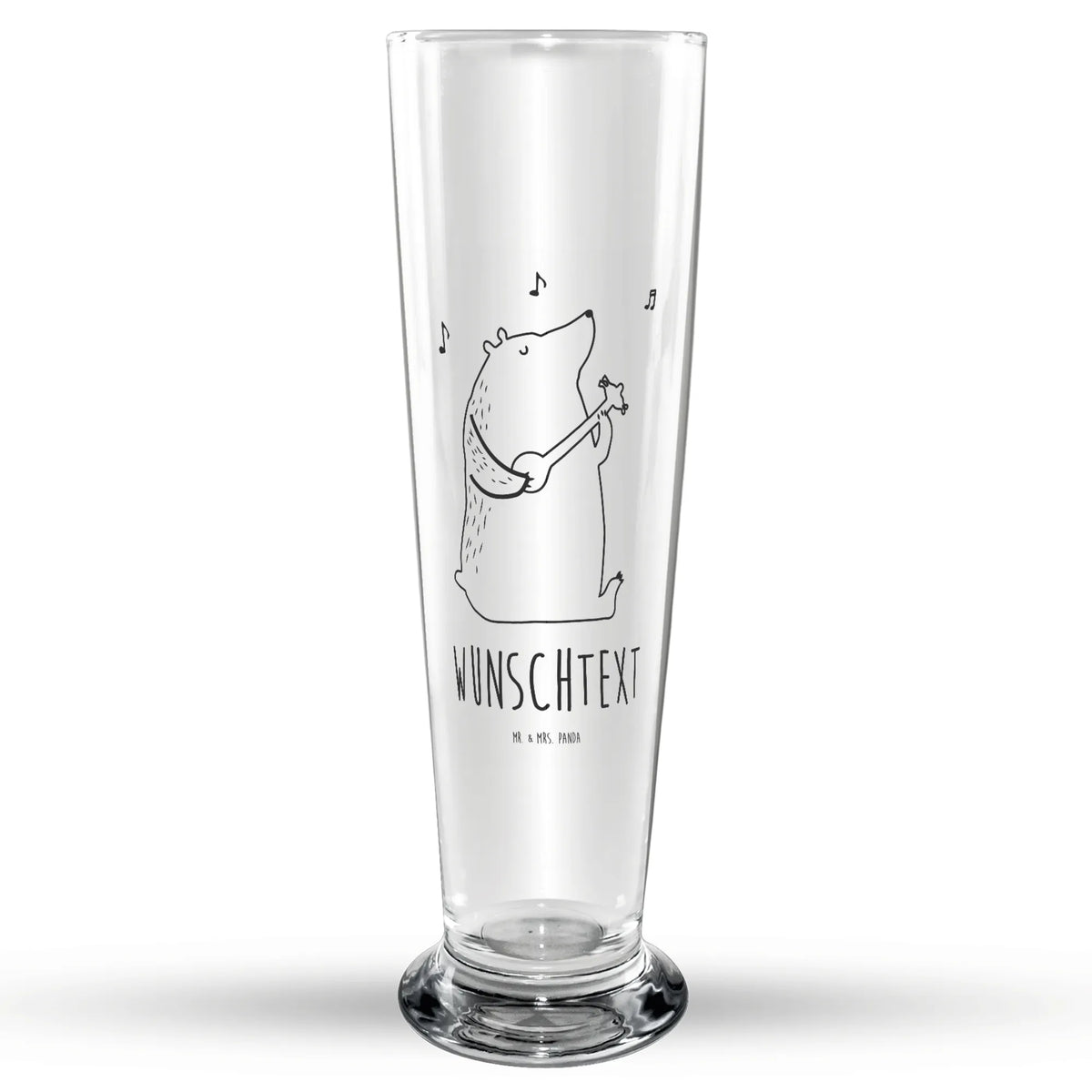 Personalized Beer Glass bear song bear, teddy, teddy bear, cuddly toy, valentine, woman, love song, love, song, gift, Bear, saying, girlfriend, heart, partner