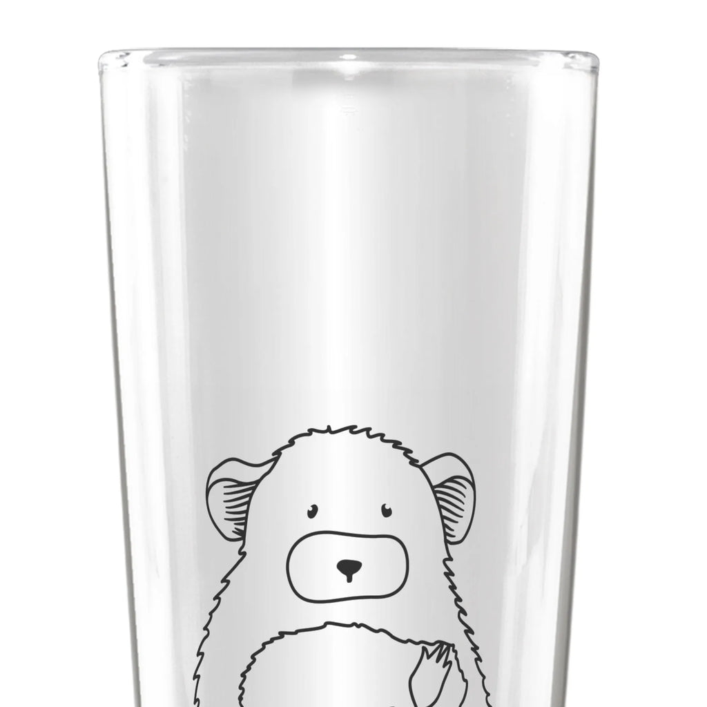 Personalized Beer Glass chinchilla flower small animals, cute, funny, cute animal motives, hand drawn, small world, funny sayings, good mood, happy, gifts, gift ideas, special gifts, animal lover, card, heartache, chinchillas, being sad, chaos, happiness, depression, grief, office life, chinchilla, office