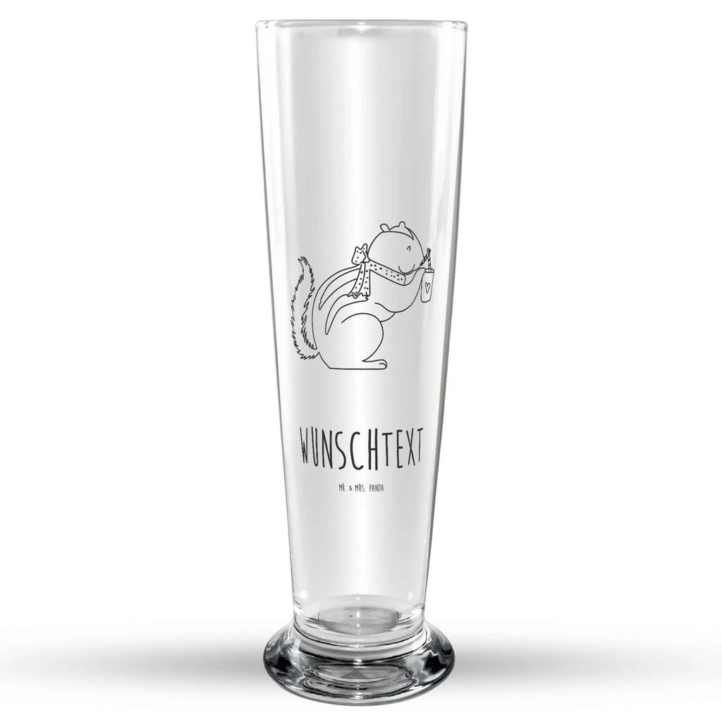 Personalized Beer Glass Squirrel smoothies small animals, cute, funny, cute animal motives, hand drawn, small world, funny sayings, good mood, happy, gifts, gift ideas, special gifts, animal lover, card, squirrels, diet, Green smoothies, weight loss, chipmunks