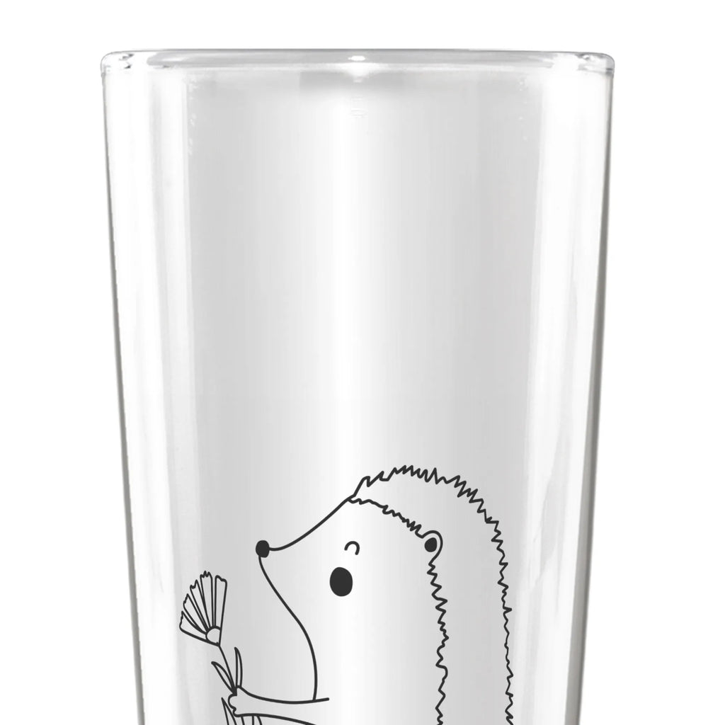 Spersonalizowany kufel do piwa jeż Kwiaty Motywy zwierzęce, dobra energia, zabawne powiedzonka, zwierzęta