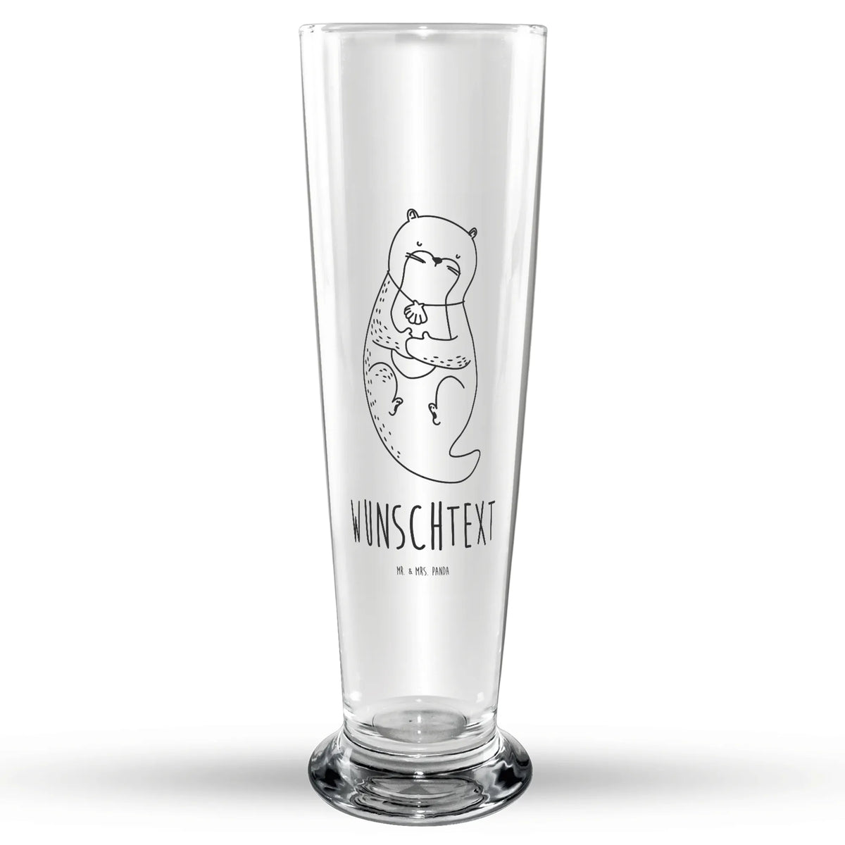 Personalized Beer Glass otter shell otter, marten, sea otter, European otter, water mammal, aquatic animal, baby otter, predator, water, otter gifts, animal lover, gift ideas for animal lovers, animal, mammal, water animal, gifts for people in love, office, brooding, daydreaming, dreaming, motivation, otter love