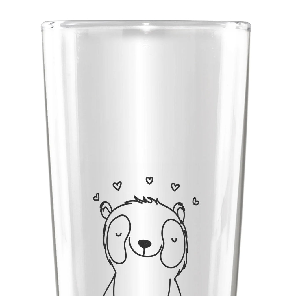 Personalized Beer Glass panda Shopping Gift, sport, hobby, giving, thank you, award, profit, athlete, shopping, Shopping