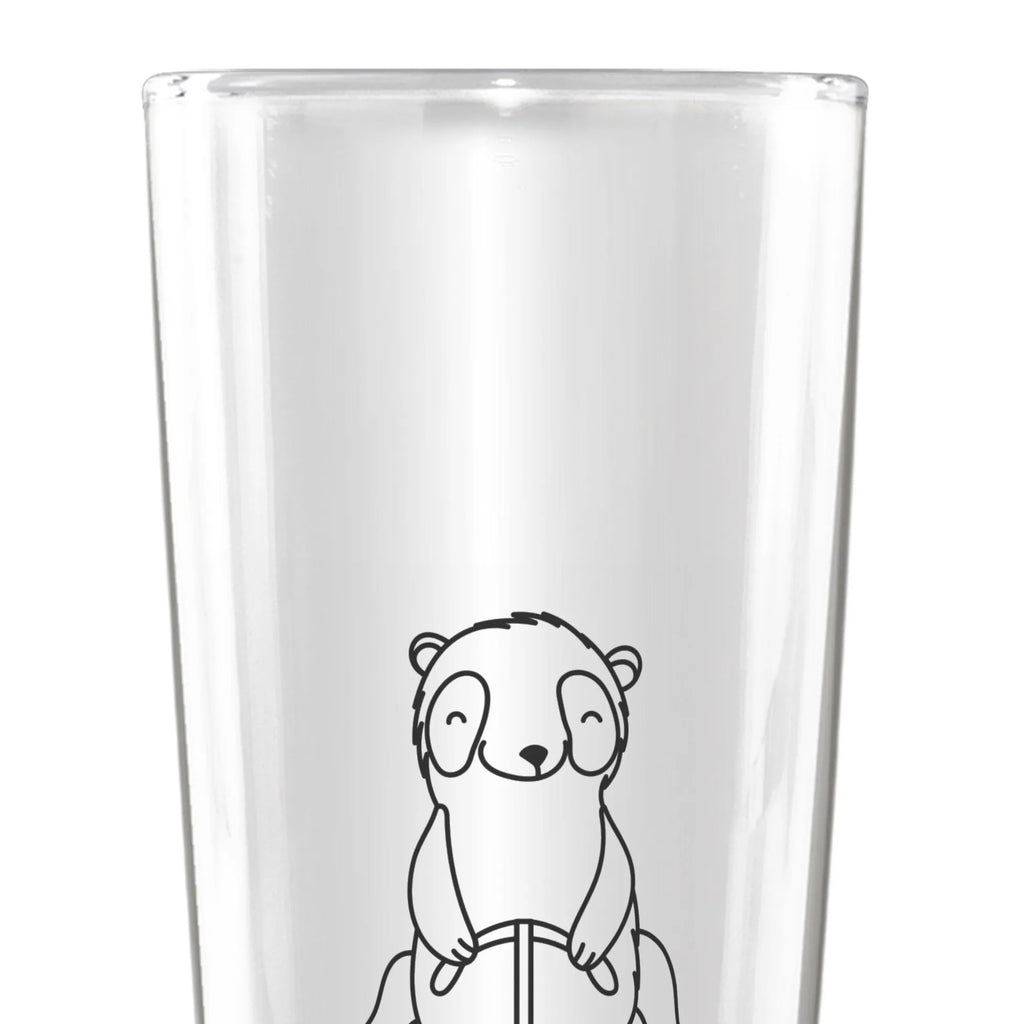 Personalized Beer Glass panda trampoline jumping Gift, sport, hobby, giving, thank you, award, profit, athlete, trampoline gymnastics, gym, trampoline jumping