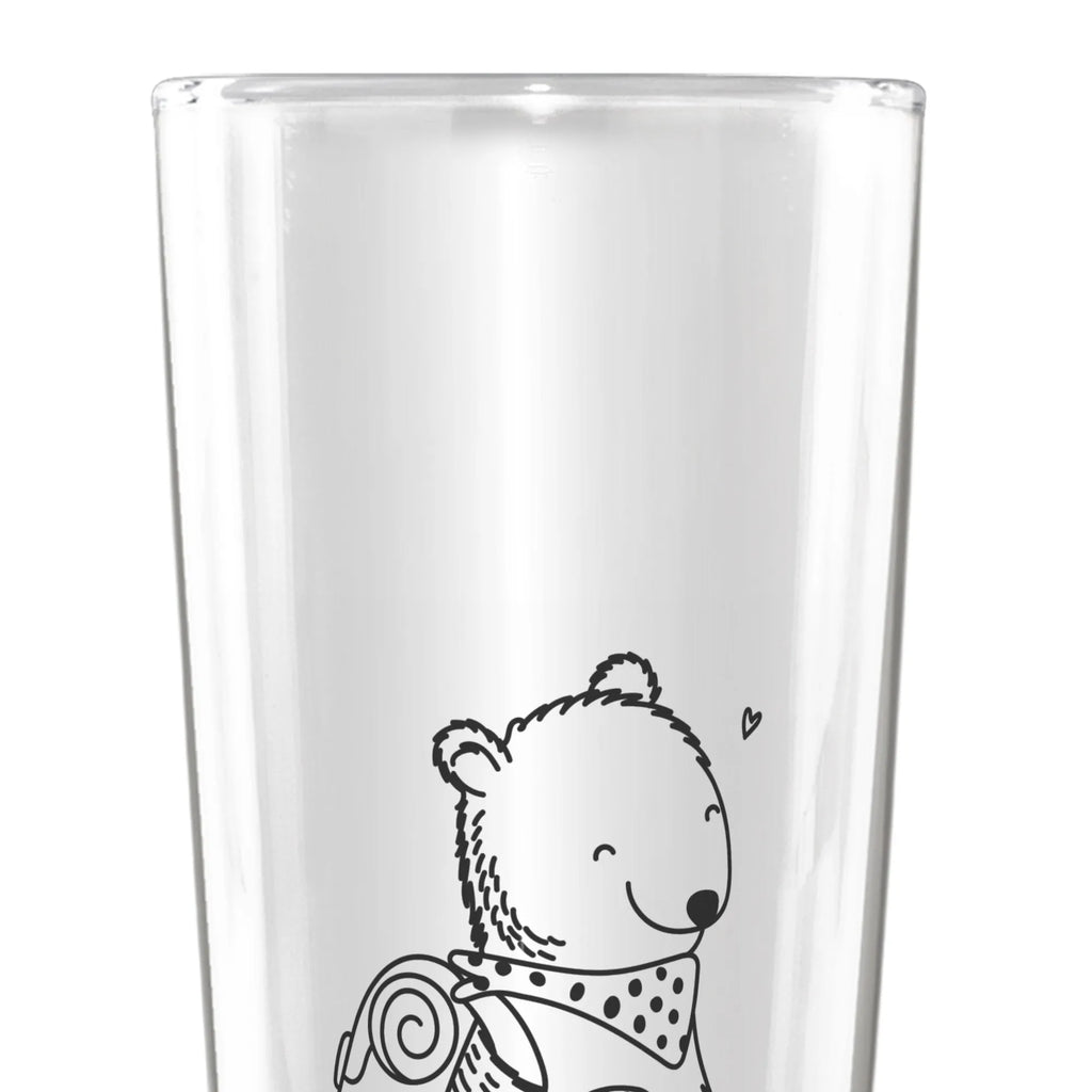 Personalized Beer Glass bear Hike Gift, sport, hobby, giving, thank you, award, profit, athlete, mountaineering, leisure sports, discovering nature, Hiking, outdoor sports, walking, winter tours