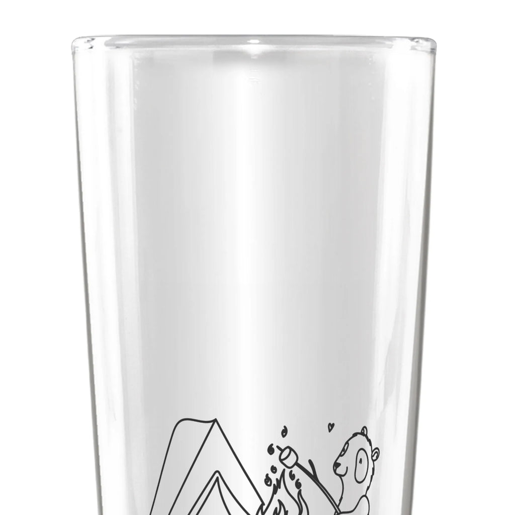 Personalized Beer Glass panda Camp Gift, sport, hobby, giving, thank you, award, profit, athlete, go camping, Camping, camping, campsite