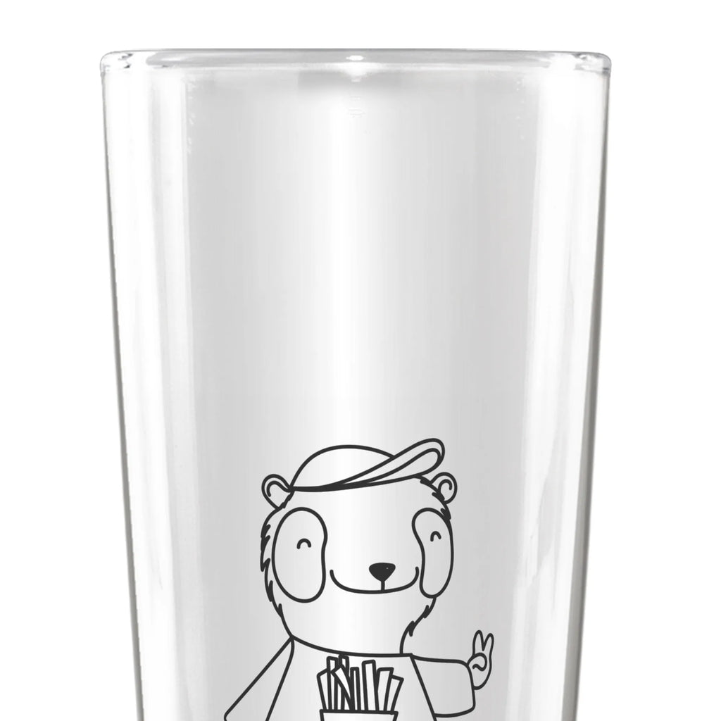 Personalized Beer Glass panda ride a longboard Gift, sport, hobby, giving, thank you, award, profit, athlete, longboarding, skating