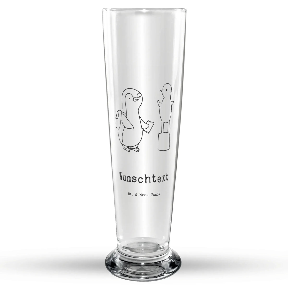 Personalized Beer Glass penguin to visit a museum Gift, sport, hobby, giving, thank you, award, profit, athlete, museums, Visit museum