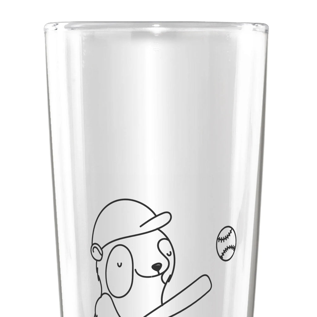 Personalized Beer Glass panda playing baseball Gift, sport, hobby, giving, thank you, award, profit, athlete, ball sports, baseball games, baseball match, baseball field, baseball club, play baseball