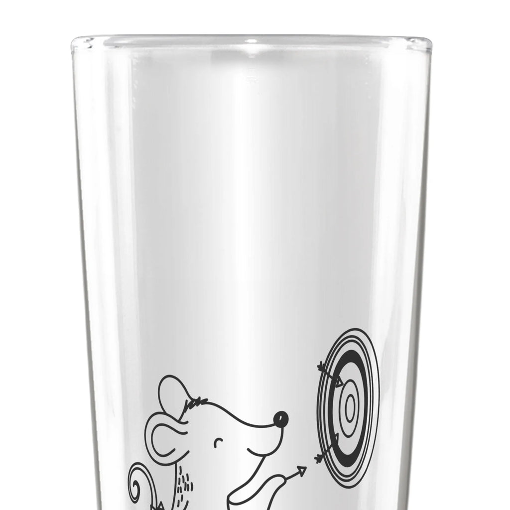 Spersonalizowany kufel do piwa Mysz Gra w rzutki Prezent, Sport, Dyscyplina sportowa, Hobby, Darować, Dziękuję, Dzięki, Wyróżnienie, Wygrana, Sportowiec