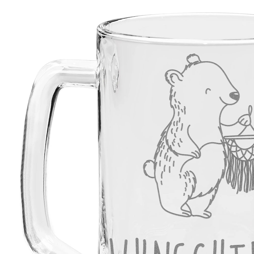 Personalizowany kufel do piwa z grawerem niedźwiedź makrama Prezent, Sport, Dyscyplina sportowa, Hobby, Darować, Dziękuję, Dzięki, Wyróżnienie, Wygrana, Sportowiec