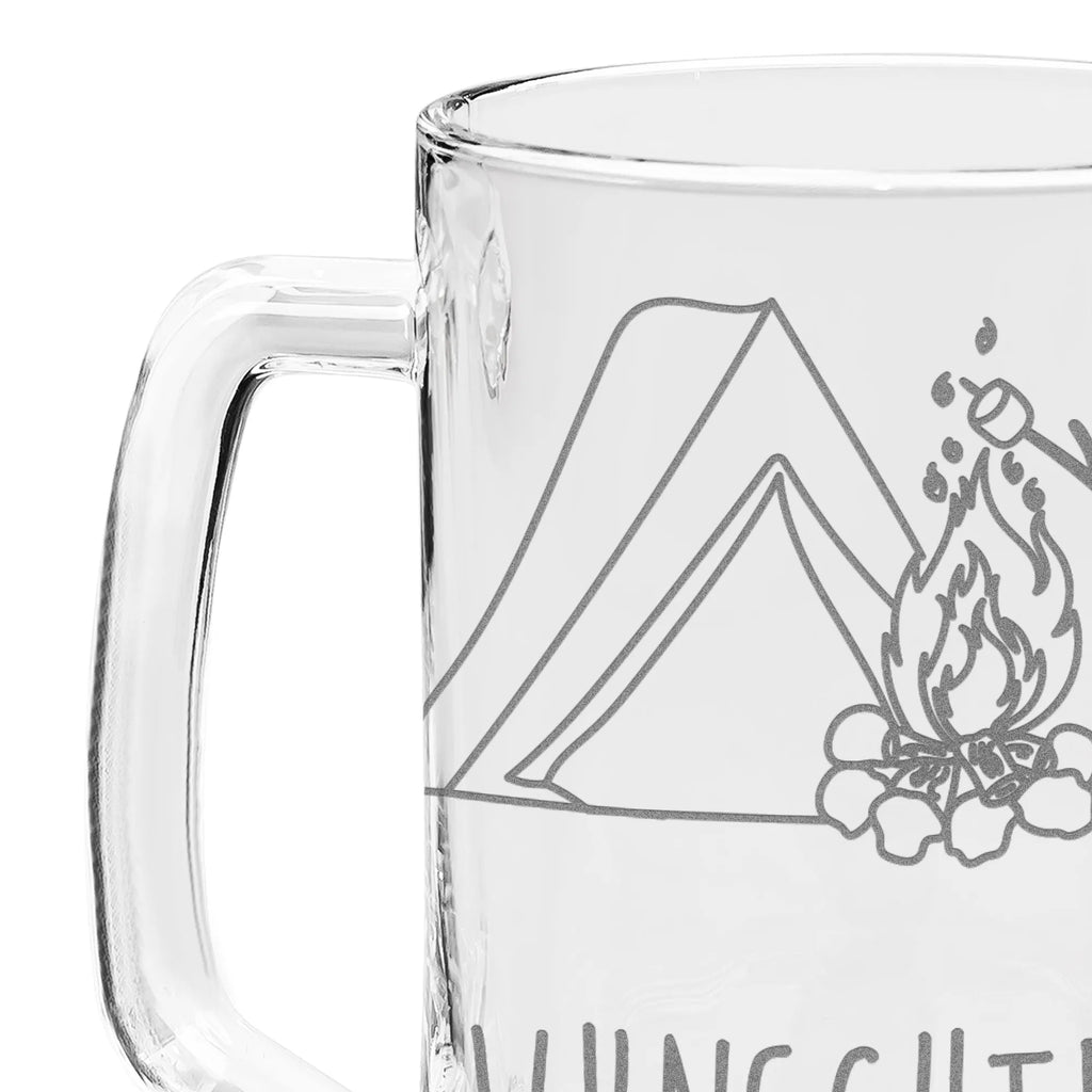 Personalizowany kufel do piwa z grawerem Panda Biwakowanie Prezent, Sport, Dyscyplina sportowa, Hobby, Darować, Dziękuję, Dzięki, Wyróżnienie, Wygrana, Sportowiec