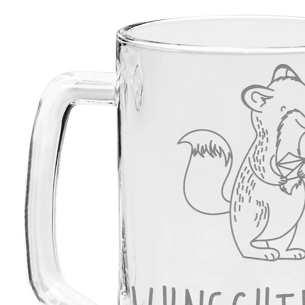 Personalizowany kufel do piwa z grawerem lis Origami Prezent, Sport, Dyscyplina sportowa, Hobby, Darować, Dziękuję, Dzięki, Wyróżnienie, Wygrana, Sportowiec