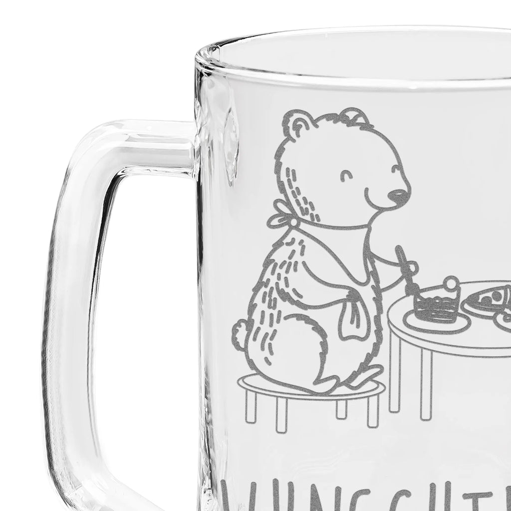 Personalizowany kufel do piwa z grawerem niedźwiedź Jedzenie na mieście Prezent, Sport, Dyscyplina sportowa, Hobby, Darować, Dziękuję, Dzięki, Wyróżnienie, Wygrana, Sportowiec