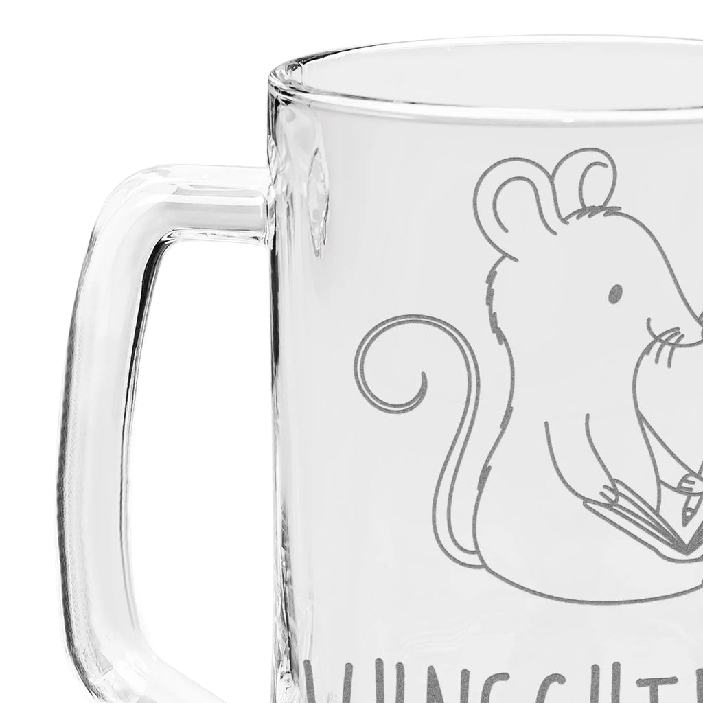 Personalized Engraved Beer Mug Mouse Creative writing Gift, sport, hobby, giving, thank you, award, profit, athlete, Creative writing, writing literature, creative writing