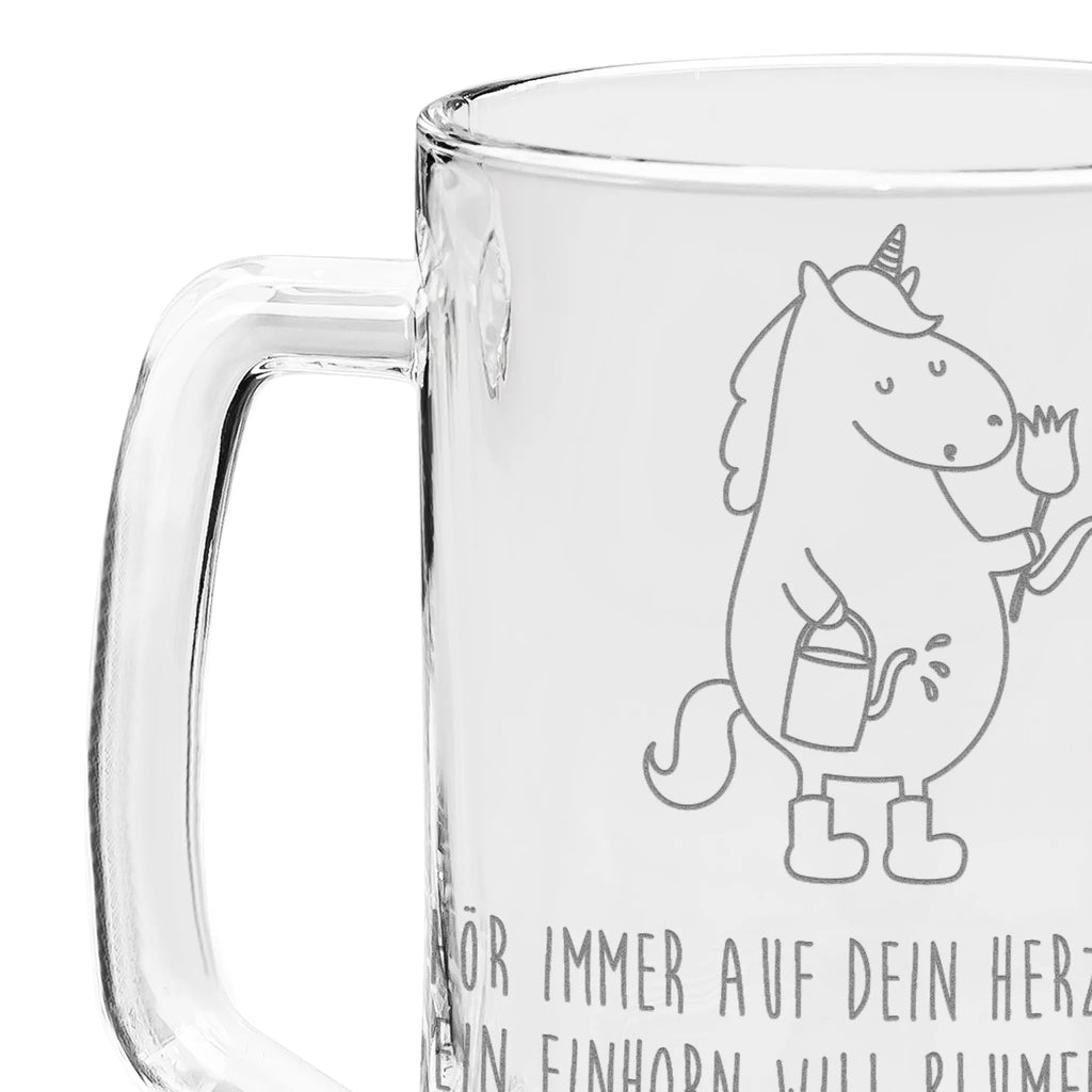 Engraved Beer Mug unicorn gardener unicorn, unicorns, Girlfriend gift, garden, Watering-Can, Unicorn, gardener present, Flower, gardener gift