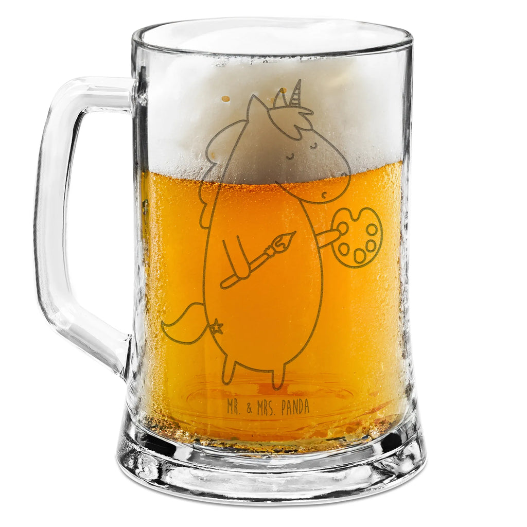 Engraved Beer Mug unicorn Artist unicorn, unicorns, Artist, English, Artist gift, Unicorn, Gift, Artist present, Painter gift, Pen, Brush, World, Painting, Drawing