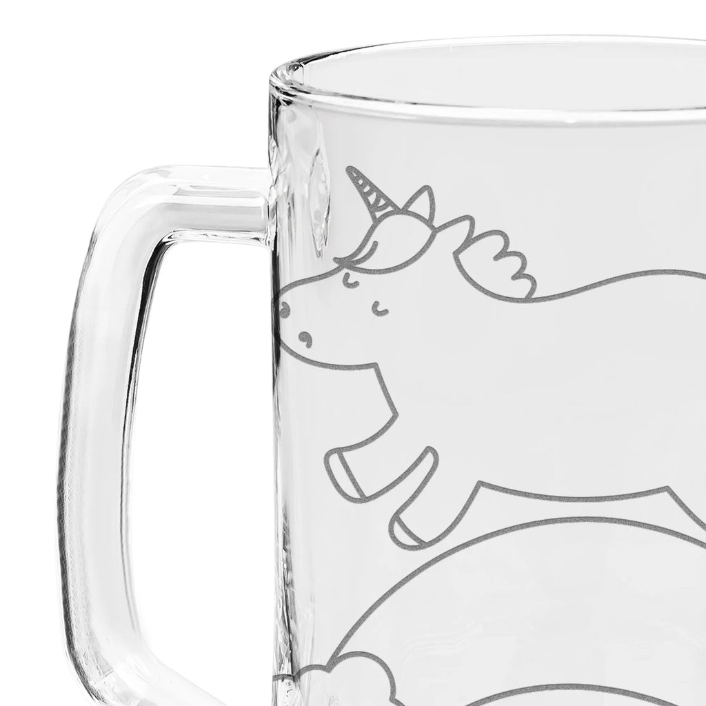 Engraved Beer Mug unicorn rainbow unicorn, unicorns, unicorn love, unicorn highway, gift, Unicorn, unicornpower, birthday present, rainbow, unicorn car, glitter, expressway