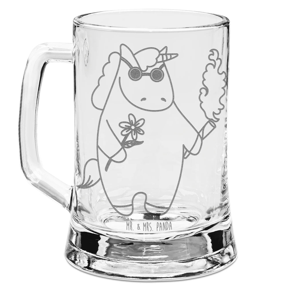 Engraved Beer Mug unicorn Woodstock unicorn, unicorns, party, woodstock, Funny, Unicorn, fun, witty, smoking, joint, present friend, smoke, alcohol, cigarette, birthday gift