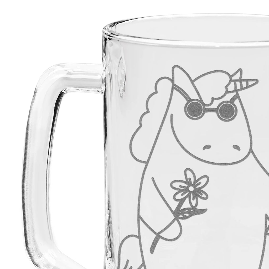 Engraved Beer Mug unicorn Woodstock unicorn, unicorns, party, woodstock, Funny, Unicorn, fun, witty, smoking, joint, present friend, smoke, alcohol, cigarette, birthday gift
