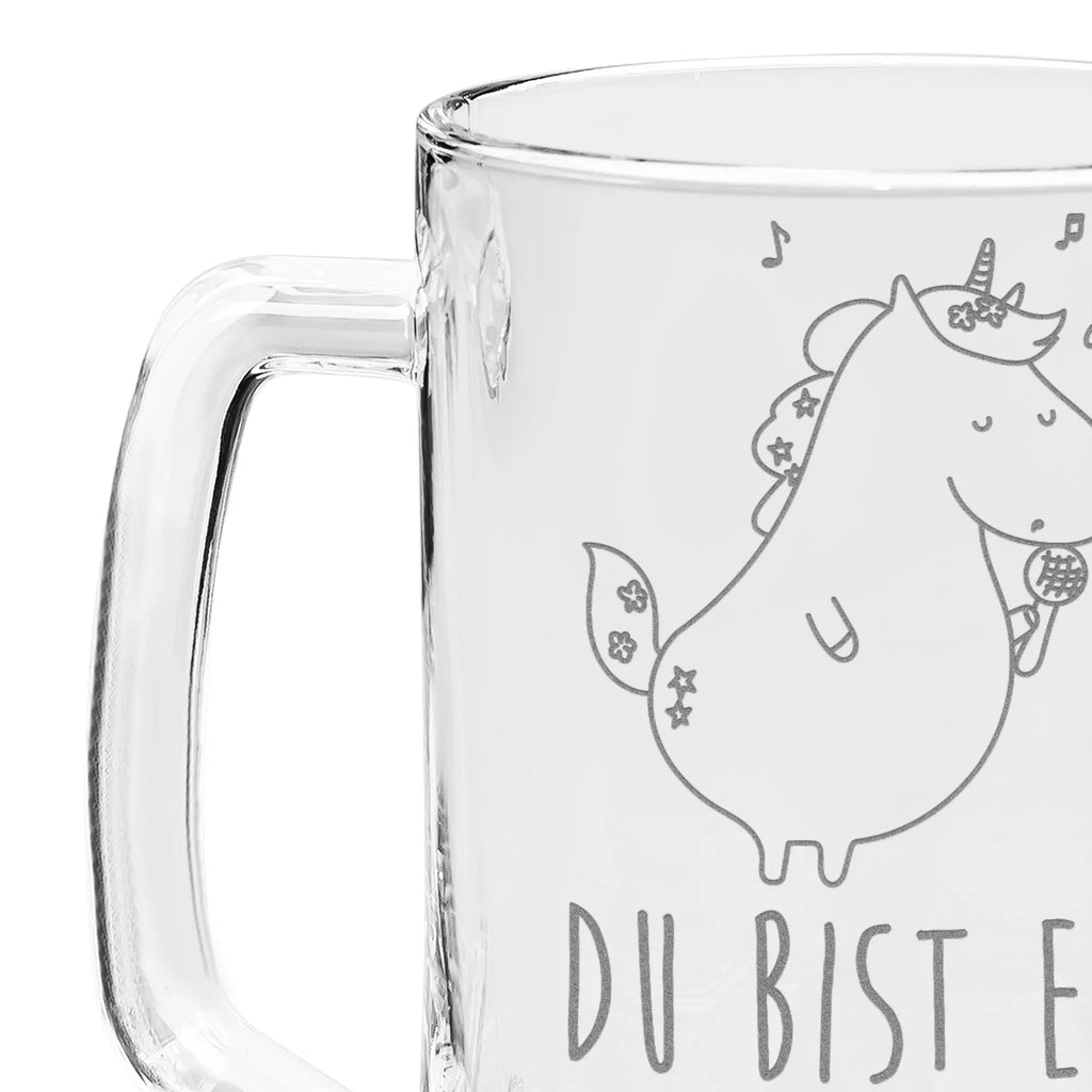 Engraved Beer Mug unicorn Singer unicorn, unicorns, confetti, party, Unicorn, celebration, glitter, Singer gift, birthday, unicorn saying, disco, Singer present, Birthday