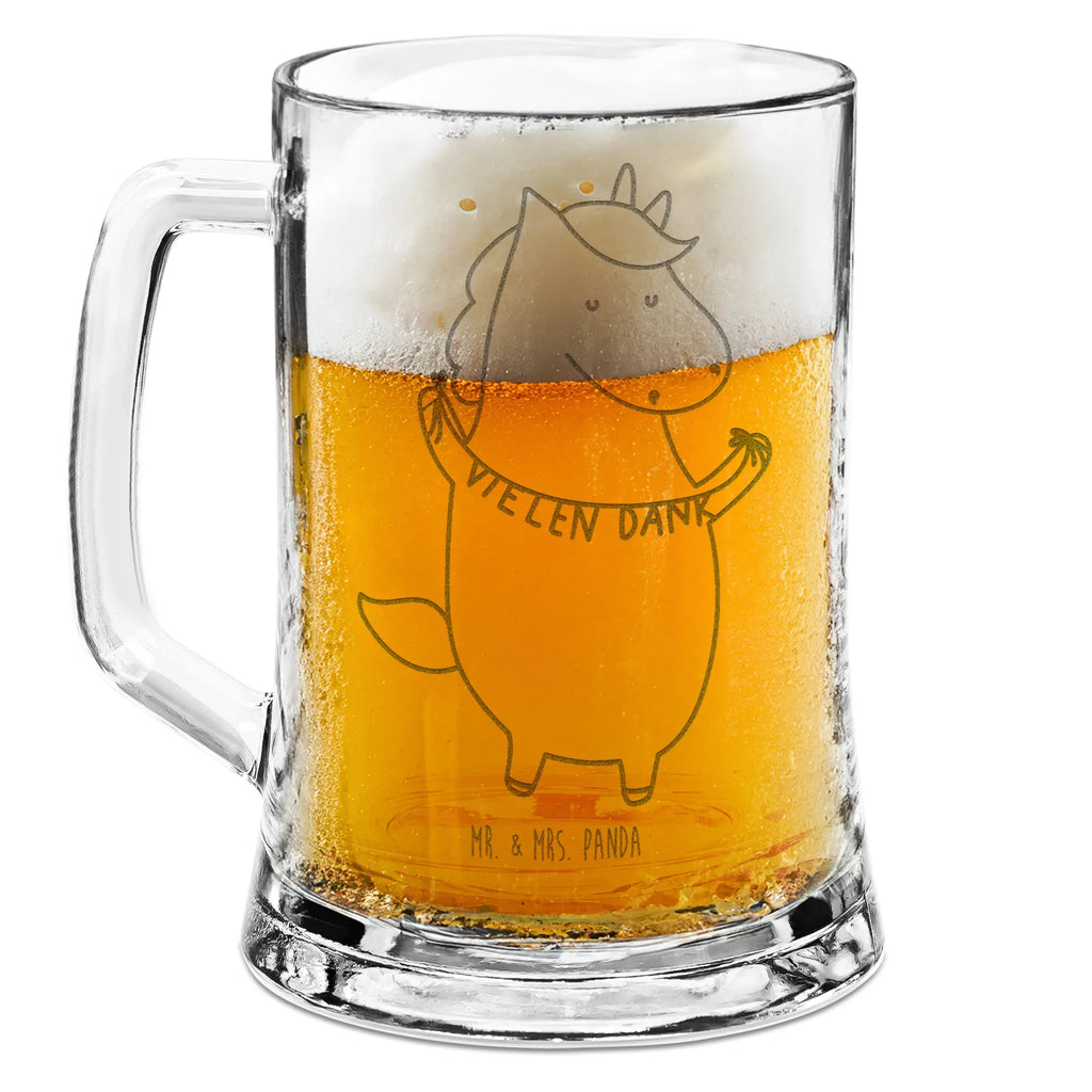 Engraved Beer Mug unicorn Thank you very much unicorn, unicorns, thank you, thank you gift, thanks, Thank you present, thanksgiving