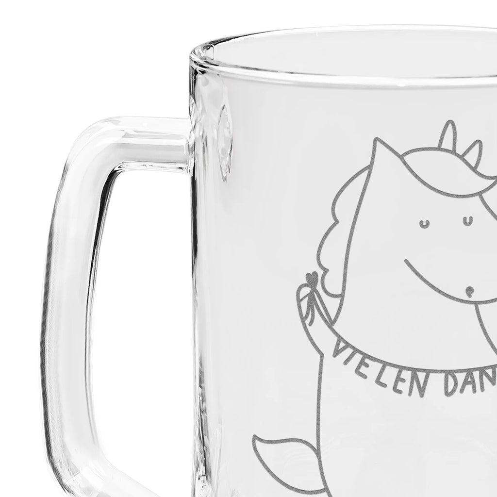 Engraved Beer Mug unicorn Thank you very much unicorn, unicorns, thank you, thank you gift, thanks, Thank you present, thanksgiving