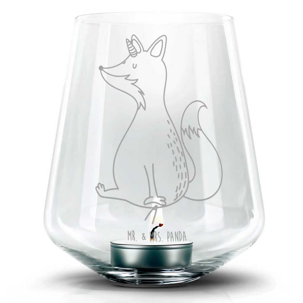 Graviertes Windlicht Einhorn Wunsch Romatisches Windlicht, Teelichthalter, Windlicht aus Glas, Gravur Windlicht, Teelicht, Einhorn, Einhörner, Einhorn Deko, Unicorn, Füchse, Unicorns, Foxycorn, Fuchshörnchen, Fuchs, Fuchshorn