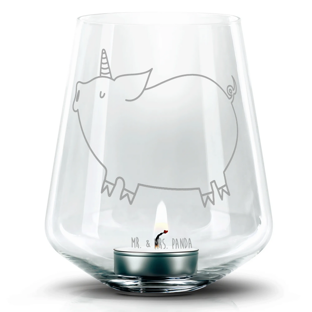 Engraved Wind Light unicorn Pig Teelichthalter, Romatisches Windlicht, Windlicht aus Glas, Teelicht, Gravur Windlicht, Einhorn, Einhörner, Einhorn Deko, Unicorn, english, Pig, Party, witzig. lustig, funny, Spaß, Bauer, geschenk, Schwein, Spruch, englisch, Schweinhorn, Piggy