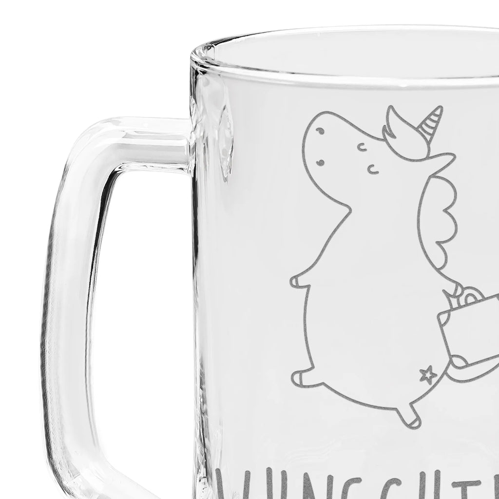 Personalized Engraved Beer Mug unicorn Suitcase unicorn, unicorns, holiday present, adventure, travel, suitcase, traveling, traveler gift, luggage, Unicorn