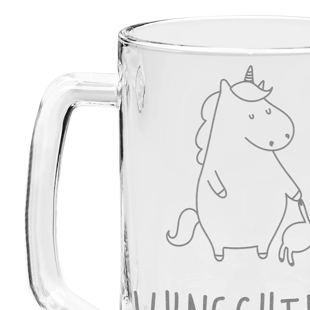 Personalized Engraved Beer Mug unicorn teddy unicorn, unicorns, single, Unicorn, dreaming, child present, single life, child gift, girlfriend, sweet, bed, good night, sleep