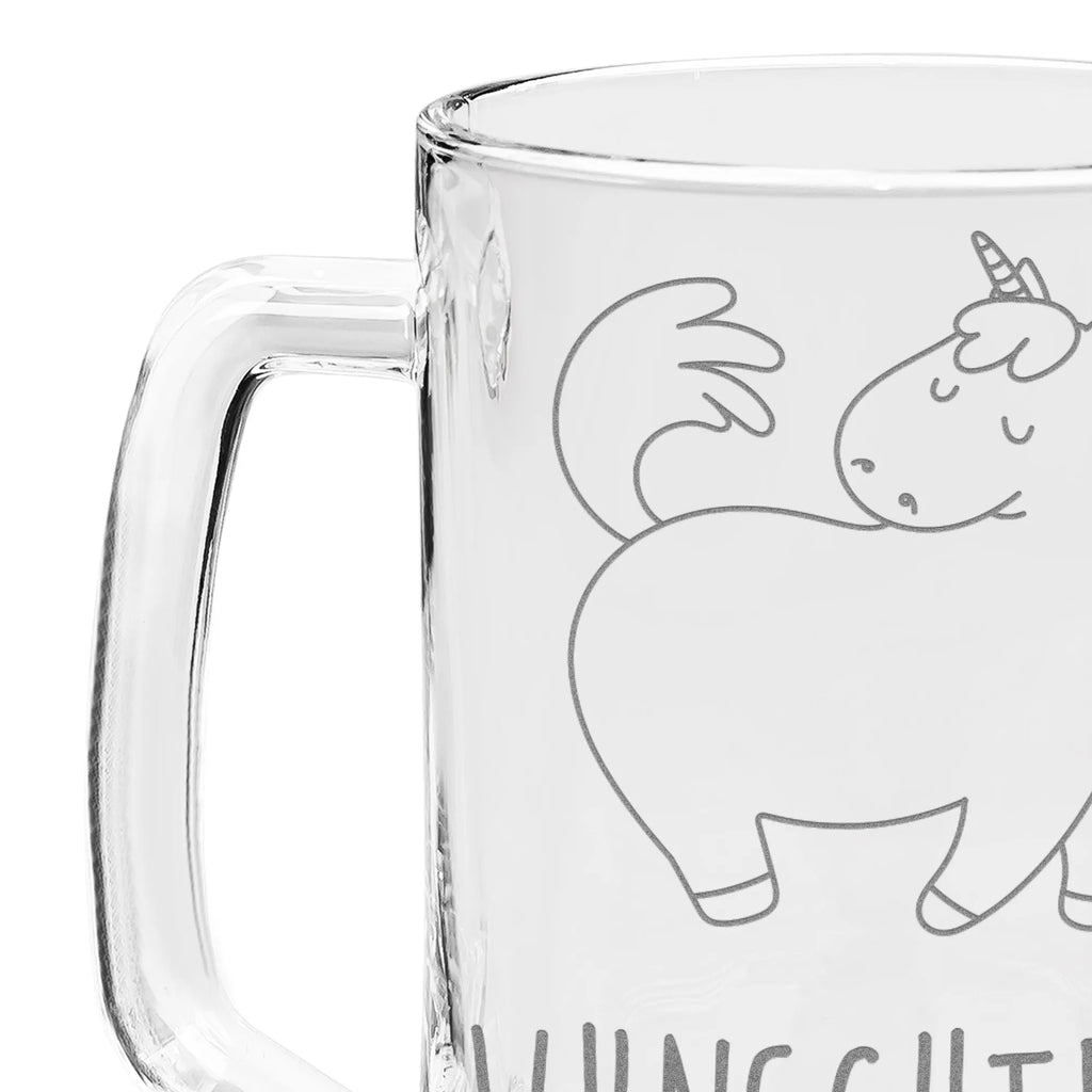 Personalizowany kufel do piwa z grawerem jednorożec dumnie kroczyć Jednorożec, jednorożce, dekoracje jednorożca, jednorożec