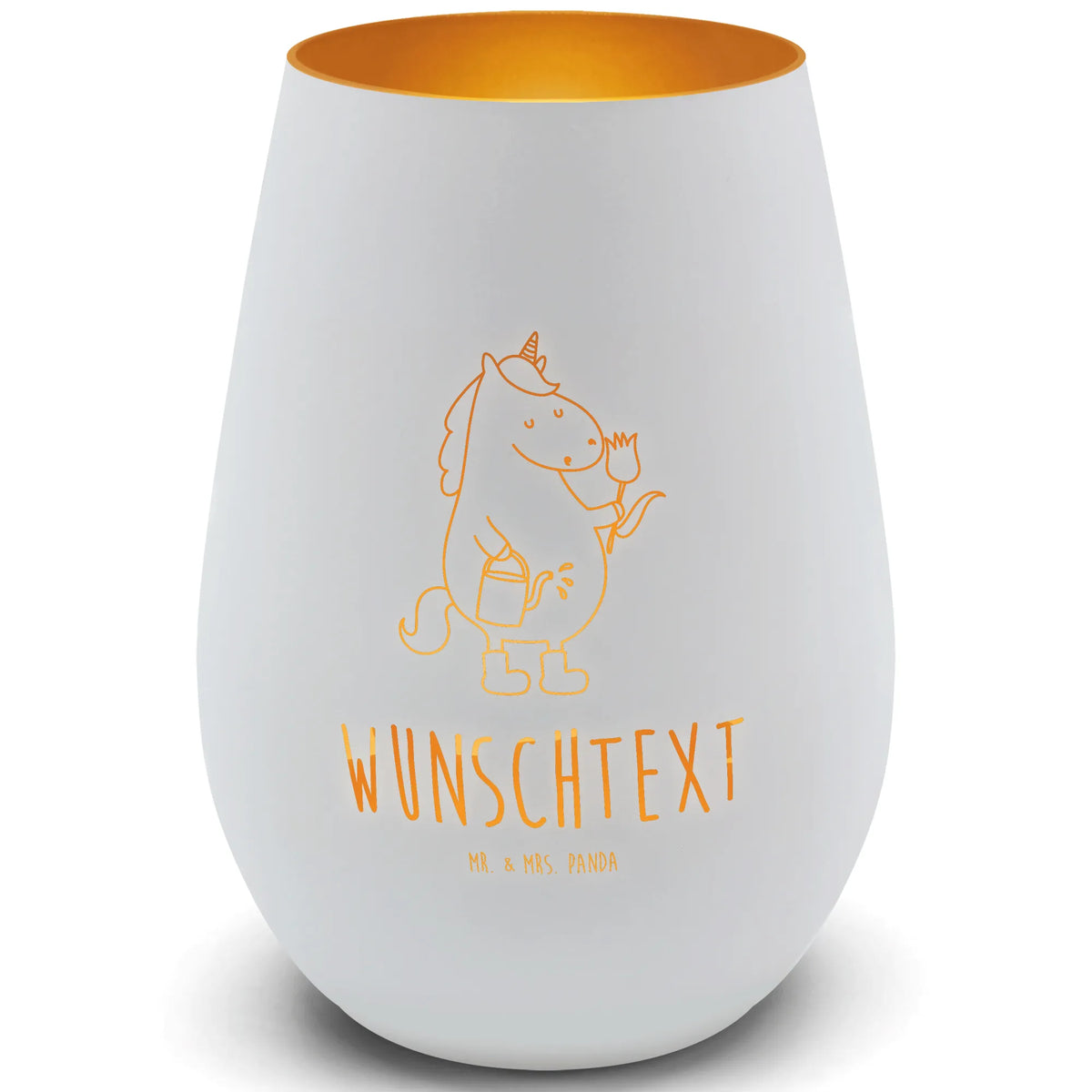 Gold Personalized Lantern unicorn gardener Girlfriend gift, gardener gift, gardener present, Flower, garden, Watering-Can