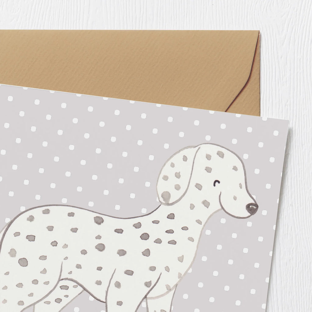 Deluxe Card Dalmatian moment Einladungskarte, Glückwunschkarte, Geburtstagskarte, Hochwertige Grußkarte, Karte, Klappkarte, Hochwertige Klappkarte, Hochzeitskarte, Grußkarte, Hund, Hunderasse, Rassehund, Hundebesitzer, Geschenk, Tierfreund, Schenken, Welpe, Dalmatinac, Dalmatiner