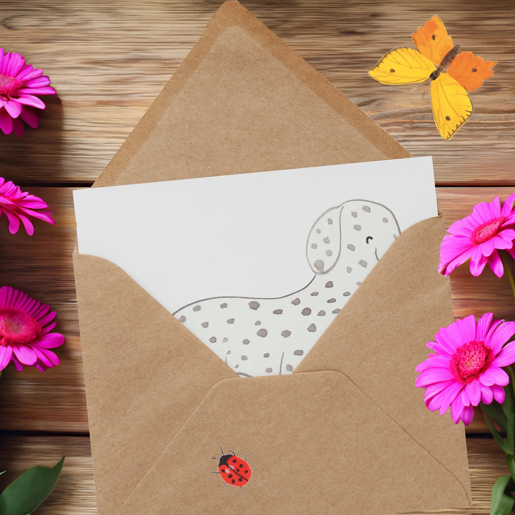 Deluxe Card Dalmatian moment Einladungskarte, Glückwunschkarte, Geburtstagskarte, Hochwertige Grußkarte, Karte, Klappkarte, Hochwertige Klappkarte, Hochzeitskarte, Grußkarte, Hund, Hunderasse, Rassehund, Hundebesitzer, Geschenk, Tierfreund, Schenken, Welpe, Dalmatinac, Dalmatiner