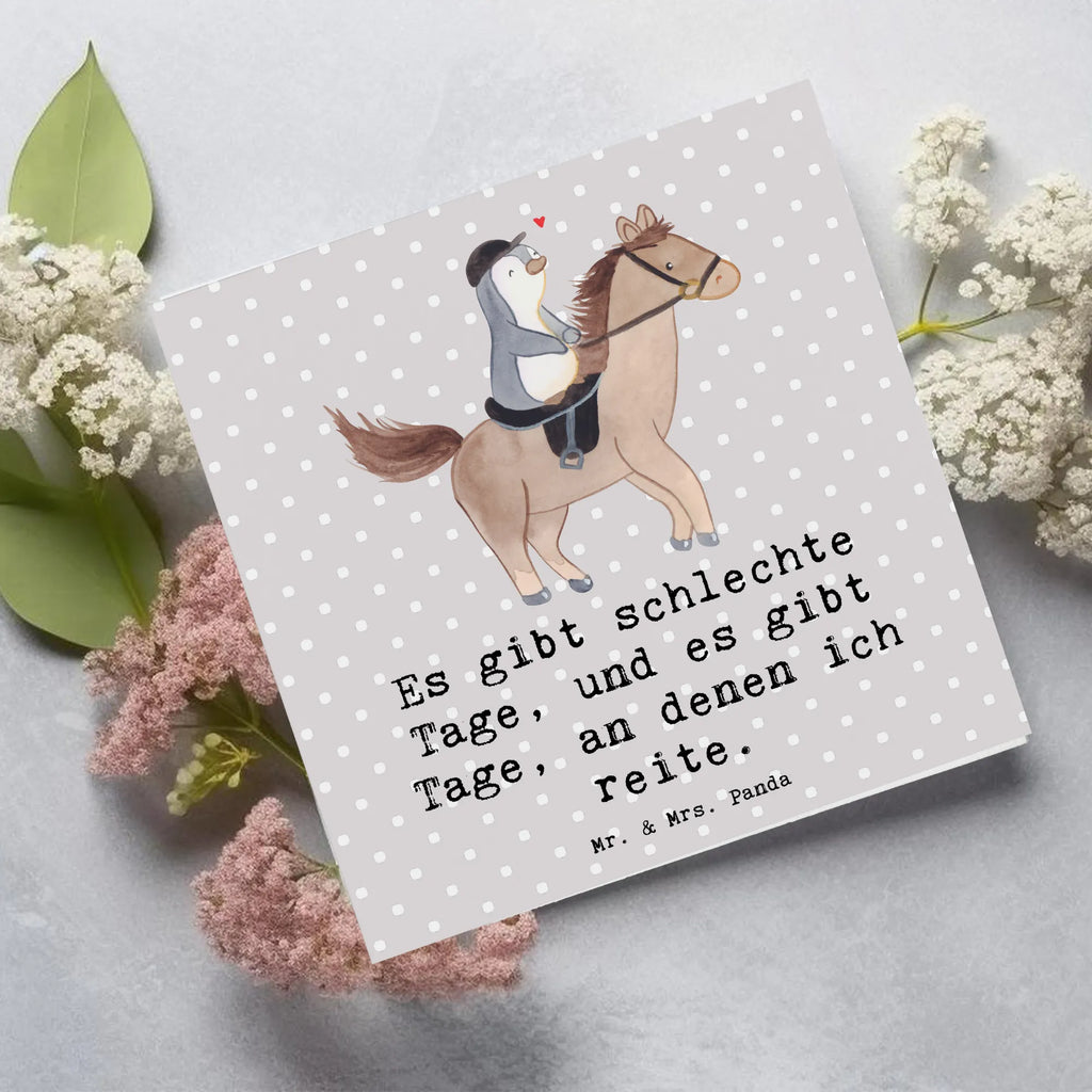 Deluxe Karte Pferd Reiten Klappkarte, Karte, Hochwertige Klappkarte, Geburtstagskarte, Einladungskarte, Grußkarte, Hochwertige Grußkarte, Glückwunschkarte, Hochzeitskarte, Geschenk, Sport, Sportart, Hobby, Schenken, Danke, Dankeschön, Auszeichnung, Gewinn, Sportler, Reitstall, Reiten, Reitsport, Pferde, Reitverein