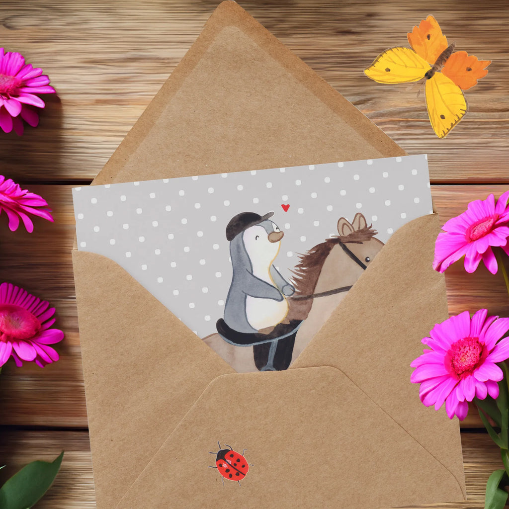 Deluxe Karte Pferd Reiten Klappkarte, Karte, Hochwertige Klappkarte, Geburtstagskarte, Einladungskarte, Grußkarte, Hochwertige Grußkarte, Glückwunschkarte, Hochzeitskarte, Geschenk, Sport, Sportart, Hobby, Schenken, Danke, Dankeschön, Auszeichnung, Gewinn, Sportler, Reitstall, Reiten, Reitsport, Pferde, Reitverein