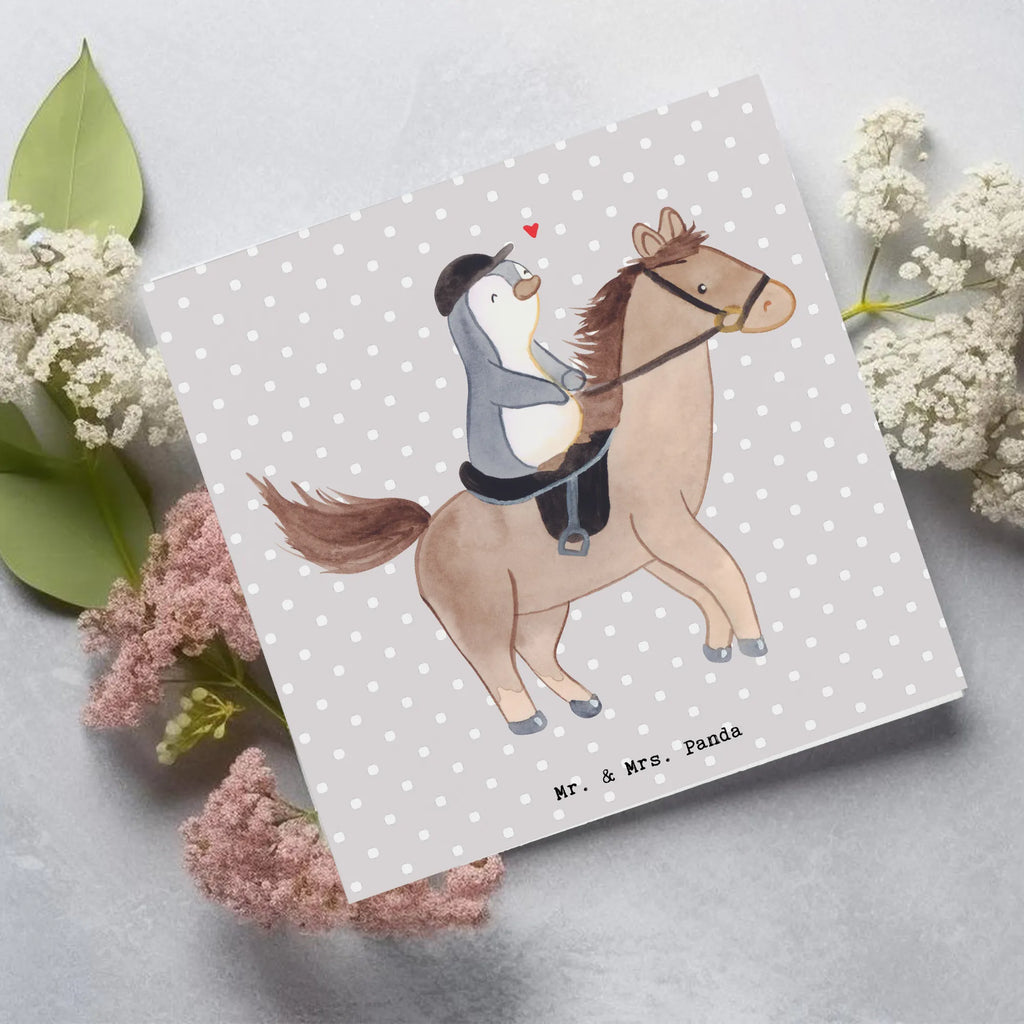 Deluxe Karte Pferd Reiten Klappkarte, Karte, Hochwertige Klappkarte, Geburtstagskarte, Einladungskarte, Grußkarte, Hochwertige Grußkarte, Glückwunschkarte, Hochzeitskarte, Geschenk, Sport, Sportart, Hobby, Schenken, Danke, Dankeschön, Auszeichnung, Gewinn, Sportler, Reitstall, Reiten, Reitsport, Pferde, Reitverein