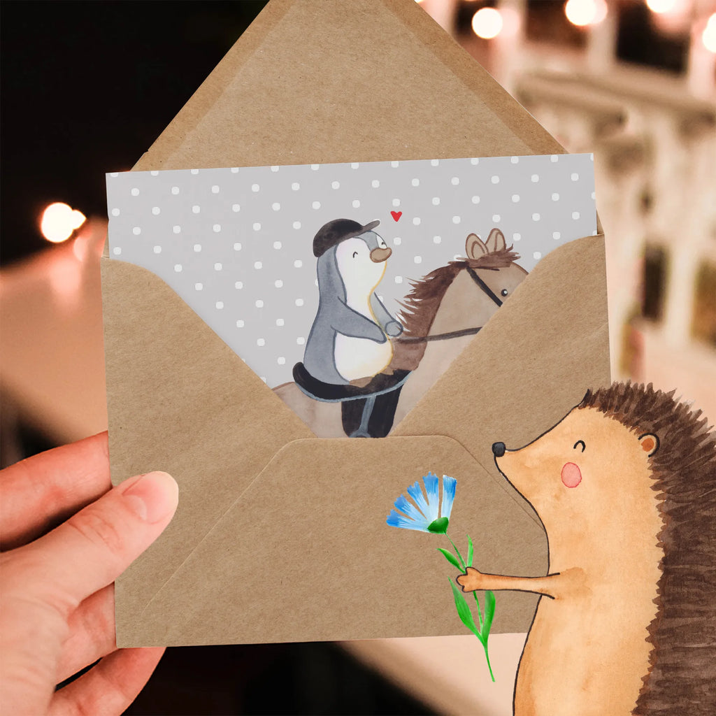 Deluxe Karte Pferd Reiten Klappkarte, Karte, Hochwertige Klappkarte, Geburtstagskarte, Einladungskarte, Grußkarte, Hochwertige Grußkarte, Glückwunschkarte, Hochzeitskarte, Geschenk, Sport, Sportart, Hobby, Schenken, Danke, Dankeschön, Auszeichnung, Gewinn, Sportler, Reitstall, Reiten, Reitsport, Pferde, Reitverein