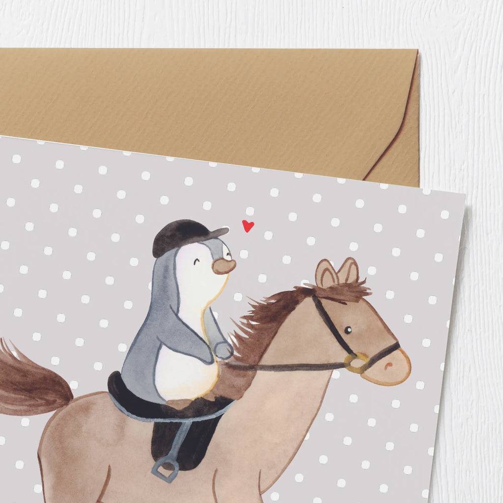 Deluxe Karte Pferd Reiten Klappkarte, Karte, Hochwertige Klappkarte, Geburtstagskarte, Einladungskarte, Grußkarte, Hochwertige Grußkarte, Glückwunschkarte, Hochzeitskarte, Geschenk, Sport, Sportart, Hobby, Schenken, Danke, Dankeschön, Auszeichnung, Gewinn, Sportler, Reitstall, Reiten, Reitsport, Pferde, Reitverein