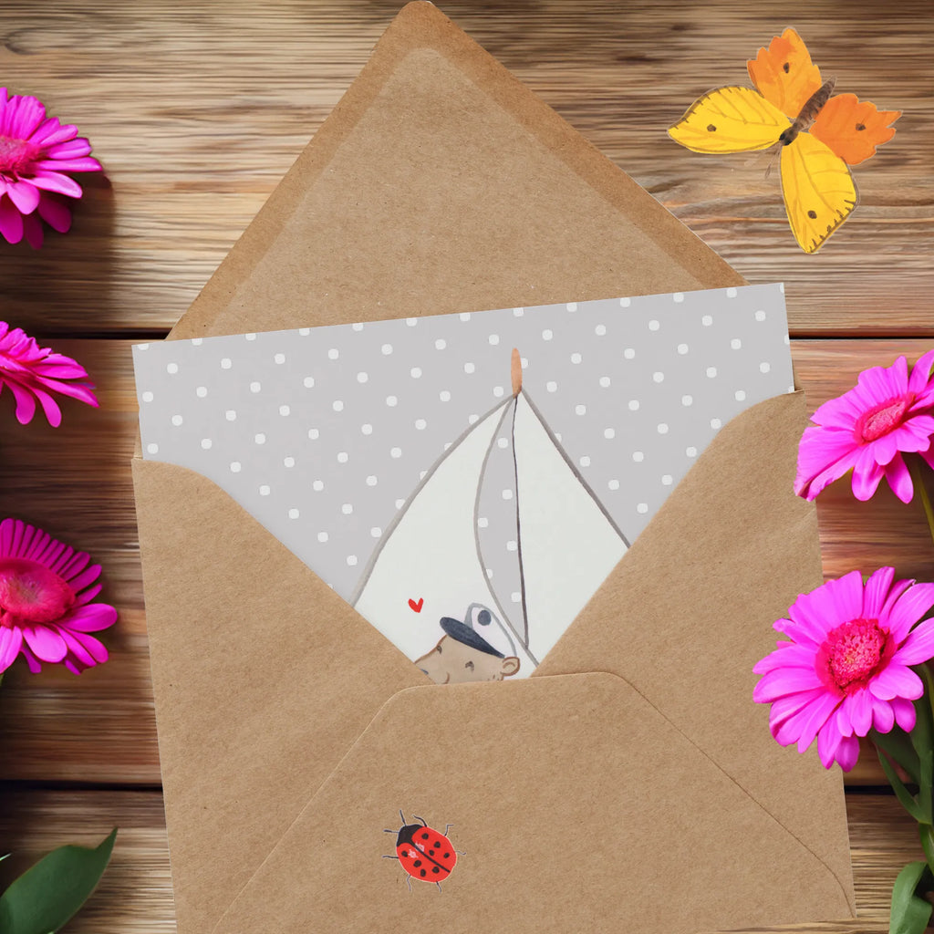 Deluxe Karte Bär Segeln Hochwertige Grußkarte, Hochwertige Klappkarte, Klappkarte, Grußkarte, Glückwunschkarte, Geburtstagskarte, Karte, Hochzeitskarte, Einladungskarte, Geschenk, Sport, Sportart, Hobby, Schenken, Danke, Dankeschön, Auszeichnung, Gewinn, Sportler, Yachtclub, Segelschule, Segelboot, Segeltörn, segeln