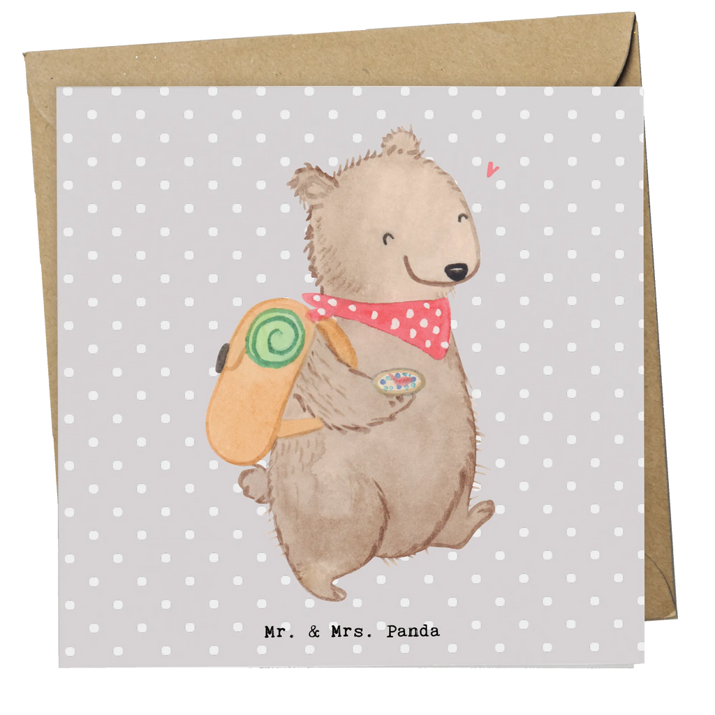 Deluxe Card bear Hike Geburtstagskarte, quadratische karte, Glückwunschkarte, weihnachtskarte, Hochwertige Klappkarte, Gutscheinkarte, Hochwertige Grußkarte, sprüche karten, Hochzeitskarte, lustige karten, Einladungskarte, Klappkarte, Geschenkkarte, Karte, Dankeskarte, geburtskarte, Grußkarte, abschiedskarte, Sportart, Hobby, Danke, Dankeschön, Geschenk, Auszeichnung, Gewinn, Sportler, Schenken, Sport, Natur entdecken, Outdoor Sport, Spazieren, Freizeitsport, Wintertouren, Wandern, Bergsteigen