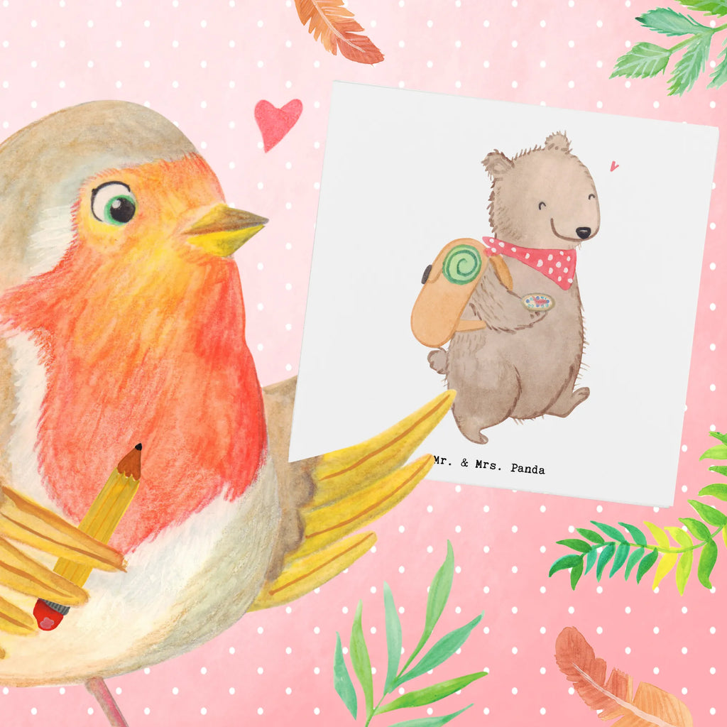 Deluxe Card bear Hike Geburtstagskarte, quadratische karte, Glückwunschkarte, weihnachtskarte, Hochwertige Klappkarte, Gutscheinkarte, Hochwertige Grußkarte, sprüche karten, Hochzeitskarte, lustige karten, Einladungskarte, Klappkarte, Geschenkkarte, Karte, Dankeskarte, geburtskarte, Grußkarte, abschiedskarte, Sportart, Hobby, Danke, Dankeschön, Geschenk, Auszeichnung, Gewinn, Sportler, Schenken, Sport, Natur entdecken, Outdoor Sport, Spazieren, Freizeitsport, Wintertouren, Wandern, Bergsteigen